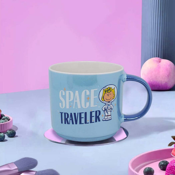 Snoopy the Little Space Explorer Collection Pearl Glaze Ceramic Cup (400mL)