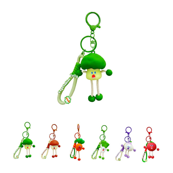 Fun Vegetable Series Retractable Keychain