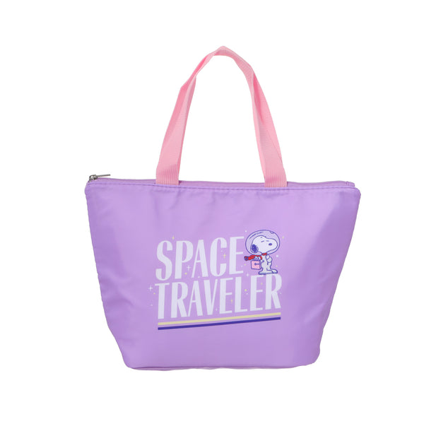 Snoopy the Little Space Explorer Collection Trapezoid Lunch Bag(Purple)