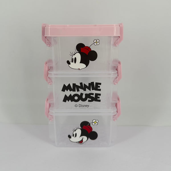 Disney Mickey Mouse Collection Three Layered Storage Box(Minnie)