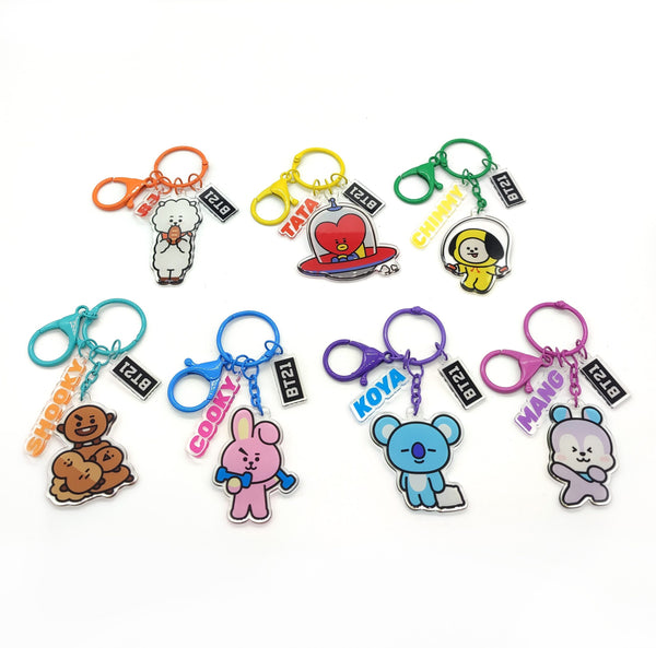 BT21 Acrylic Keychain