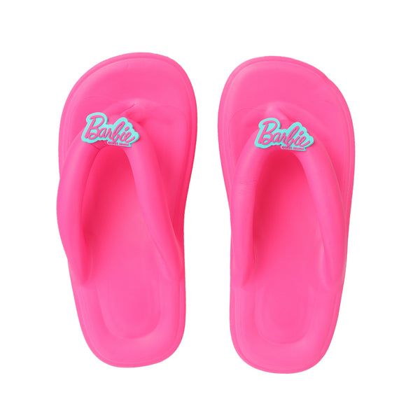 Barbie Shining Collection Thick Sole Women’s Flip-Flops (Rose Pink, 37-38)