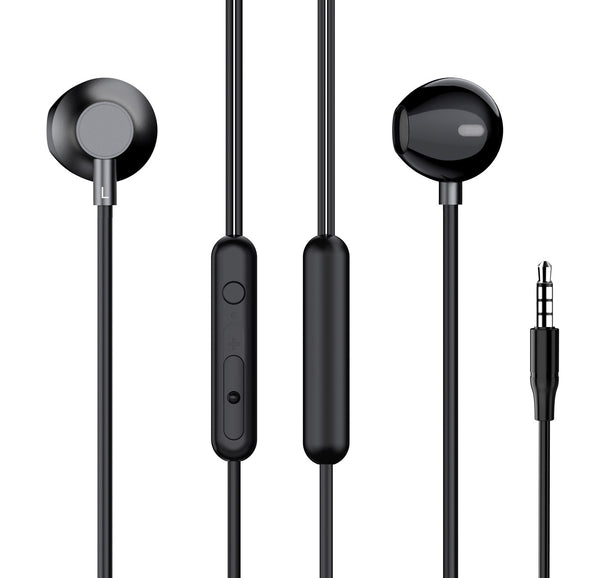 3.5mm In-ear Earphones with In-line Control  Model: PA602(Black)