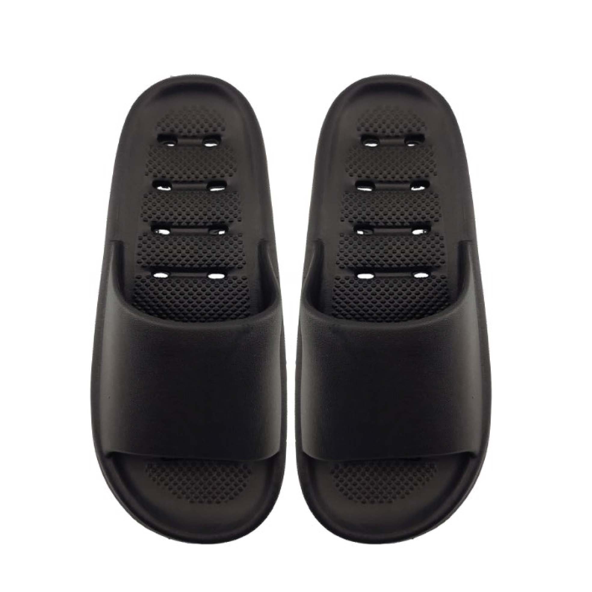 Lightweight Men's Bath Slippers(Black,41-42)