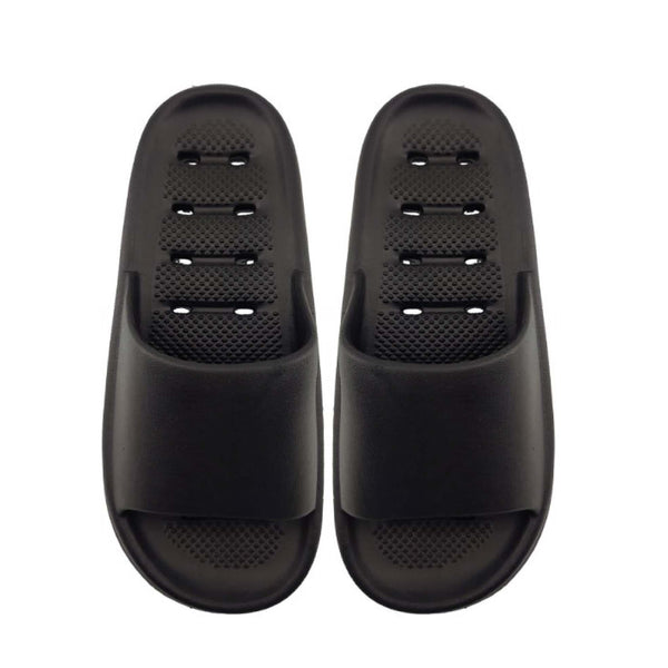Lightweight Men's Bath Slippers(Black,41-42)