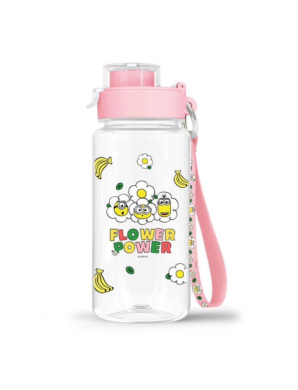 Daisy Minions Collection Plastic Bottle with Strap (640mL)(Pink)