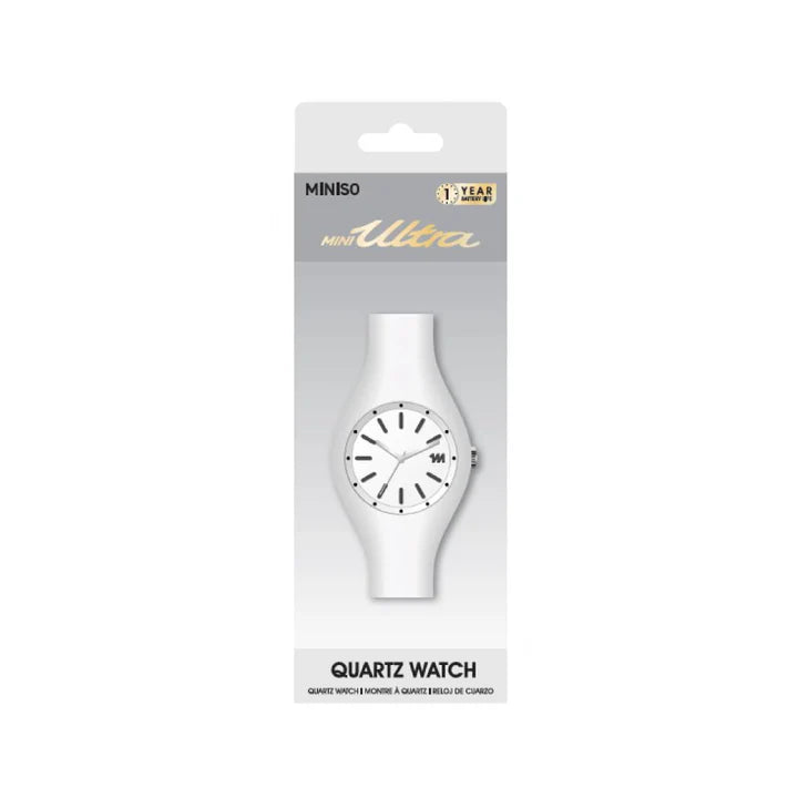 Mini Ultra Series Unisex Silicone Quartz Watch Model: EP-8145(White) Mini Ultra Series Unisex Silicone Quartz Watch Model: EP-8145(White)