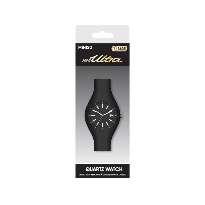 Mini Ultra Series Unisex Silicone Quartz Watch Model: EP-8145(Black) Mini Ultra Series Unisex Silicone Quartz Watch Model: EP-8145(Black)