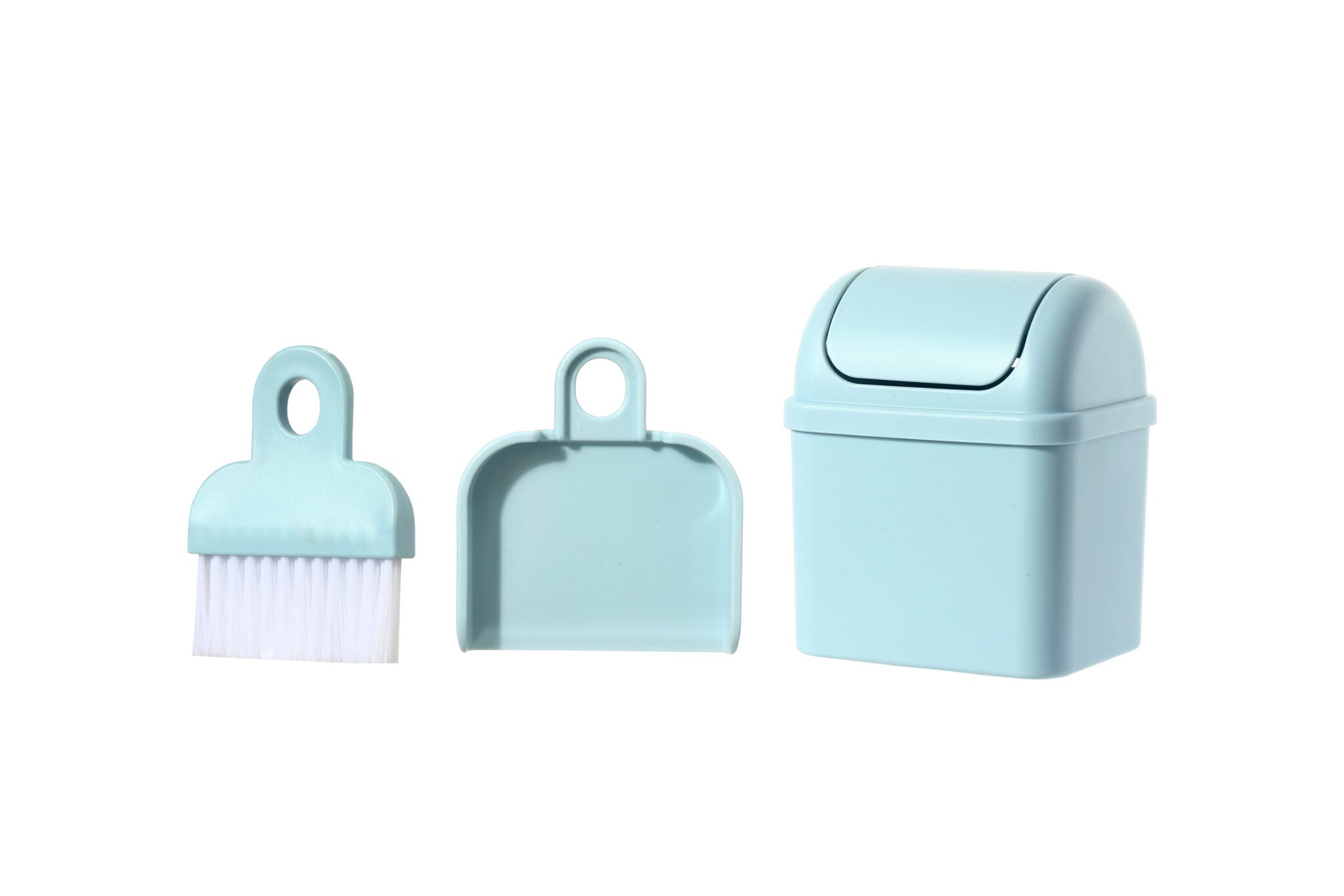 Macaron Series Desktop Cleaning Set (3 pcs)(Blue) Macaron Series Desktop Cleaning Set (3 pcs)(Blue)