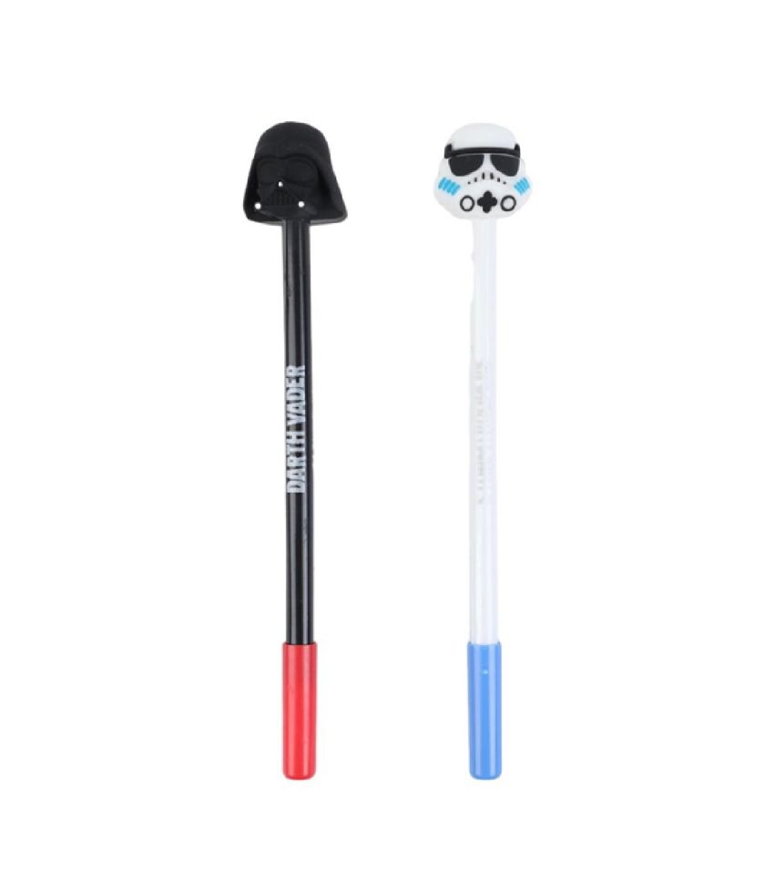 Star Wars Collection Figure Ballpoint Pen (1.0mm, Black) (2 Assorted Designs)