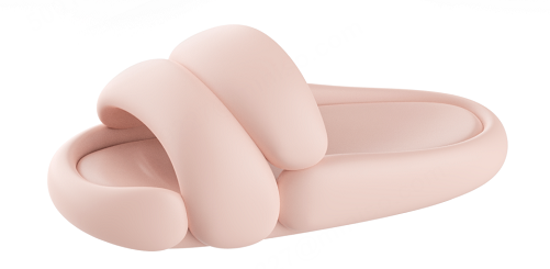 Puffy Women's Slippers(Pink,37-38) Puffy Women's Slippers(Pink,37-38)