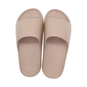 Women's Macaron Color Bread-Shape Bathroom Slippers(Light Brown,40-41) Women's Macaron Color Bread-Shape Bathroom Slippers(Light Brown,40-41)