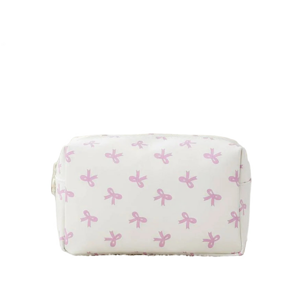 Bowknot Series Cosmetic Bag (M)(Beige)