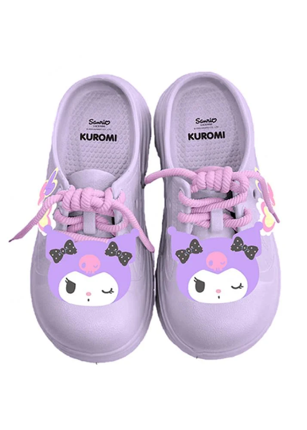 Kuromi Lace Up Clogs(39-40)
