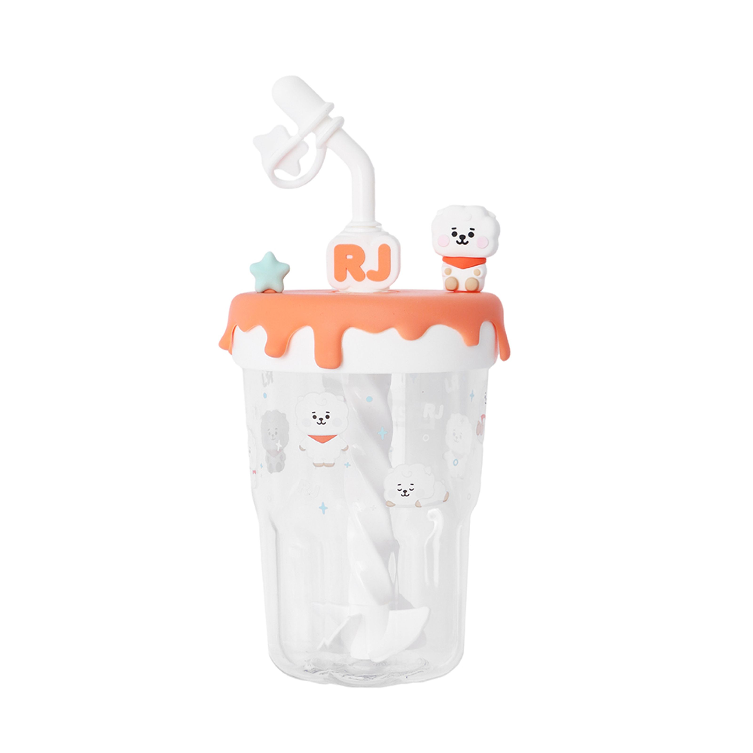 BT21 BABY Collection Plastic Bottle with Stir Straw 560mL (RJ) BT21 BABY Collection Plastic Bottle with Stir Straw 560mL (RJ)