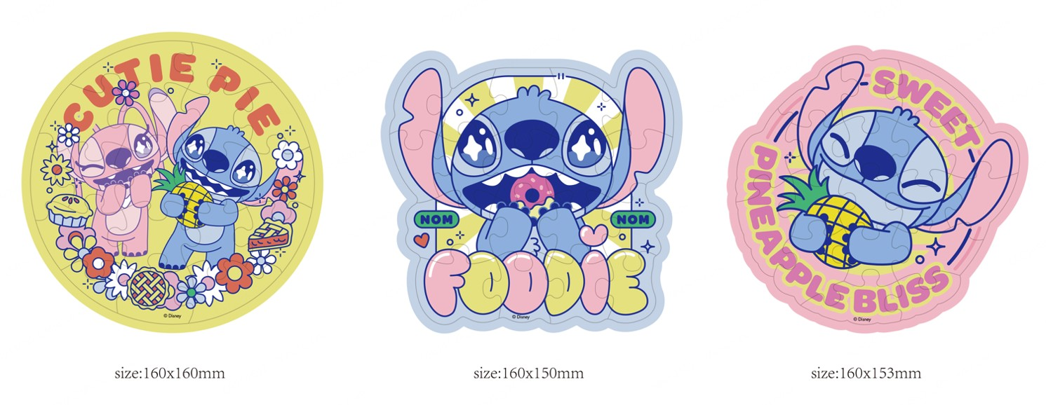 Disney Stitch Dinner Party Collection Figure Soft-Magnet Puzzle (3 Assorted Models) (PDQ) Disney Stitch Dinner Party Collection Figure Soft-Magnet Puzzle (3 Assorted Models) (PDQ)