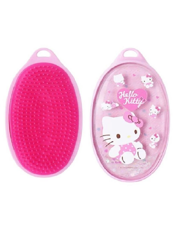 Sanrio characters Pink Collection Glitter Massager Brush (Hello Kitty)
