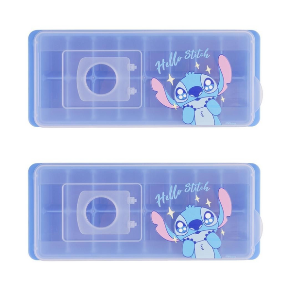 Disney Stitch Dinner Party Collection Ice Cube Trays (16 Cubes*2 Trays)