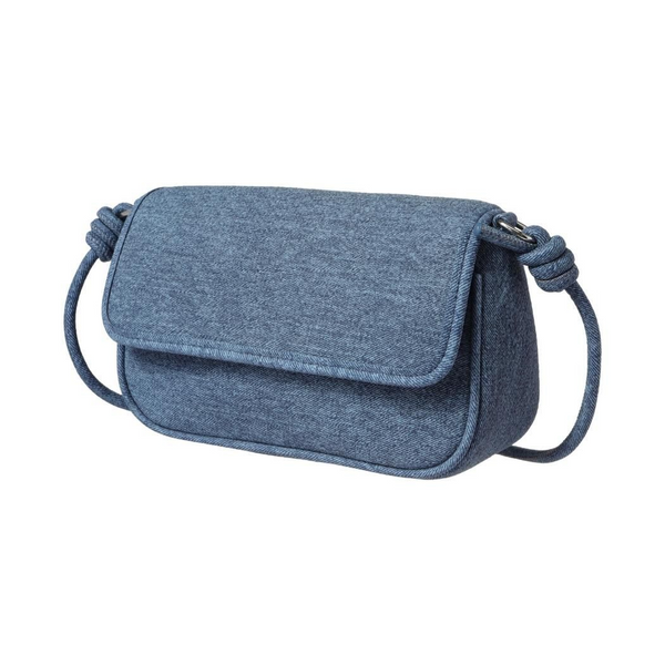 Denim-Like Crossbody Bag