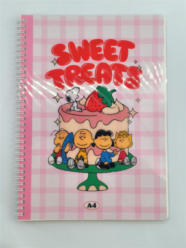 Snoopy Collection A4 PP Wire-bound Book (60 Sheets)