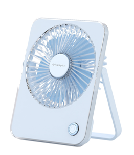 Macaron Color Foldable Fan - Blue Macaron Color Foldable Fan - Blue