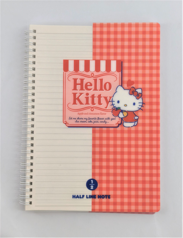Hello Kitty Retro Collection B5 PP Wire-bound Book (80 Sheets)