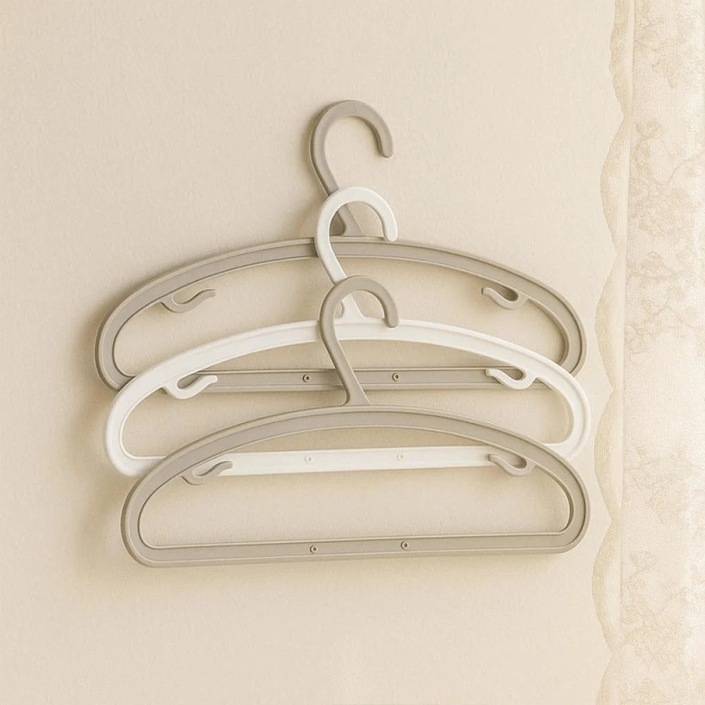 Multifunctional Clothes Hangers (3 pcs)(Gray & White) Multifunctional Clothes Hangers (3 pcs)(Gray & White)
