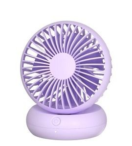 Cooling Portable Desktop Fan (Purple)