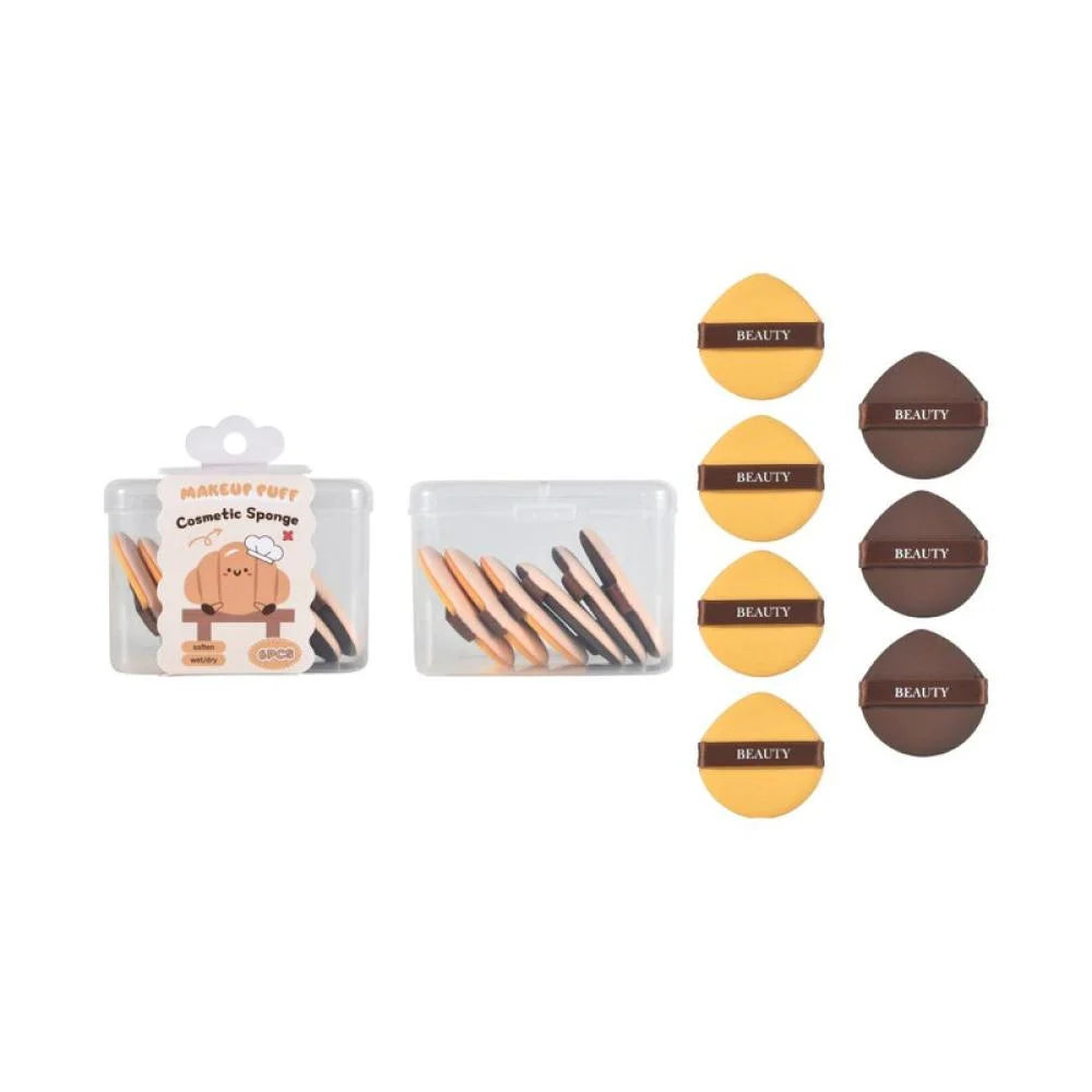 Pastry Series Double-Sided Thin Makeup Puffs with Storage Box (7 pcs) Pastry Series Double-Sided Thin Makeup Puffs with Storage Box (7 pcs)