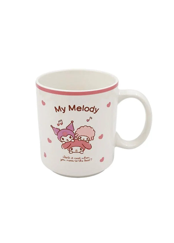 Sanrio characters Party Series Ceramic Cup (390mL)(My Melody)