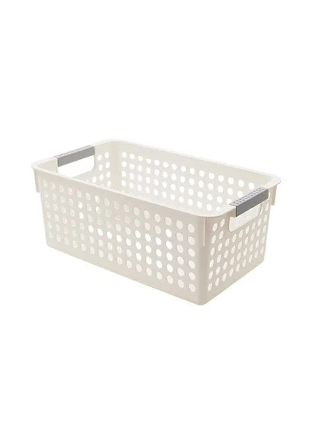 Storage Box with Handle (Tall Version, M)(White)