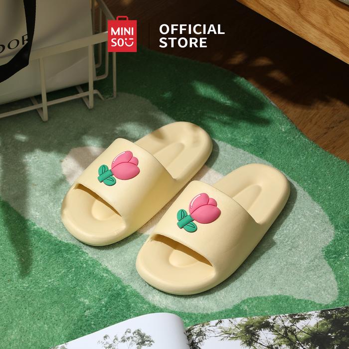 lovely series tulip women's slippers (yellow 35-36) lovely series tulip women's slippers (yellow 35-36)