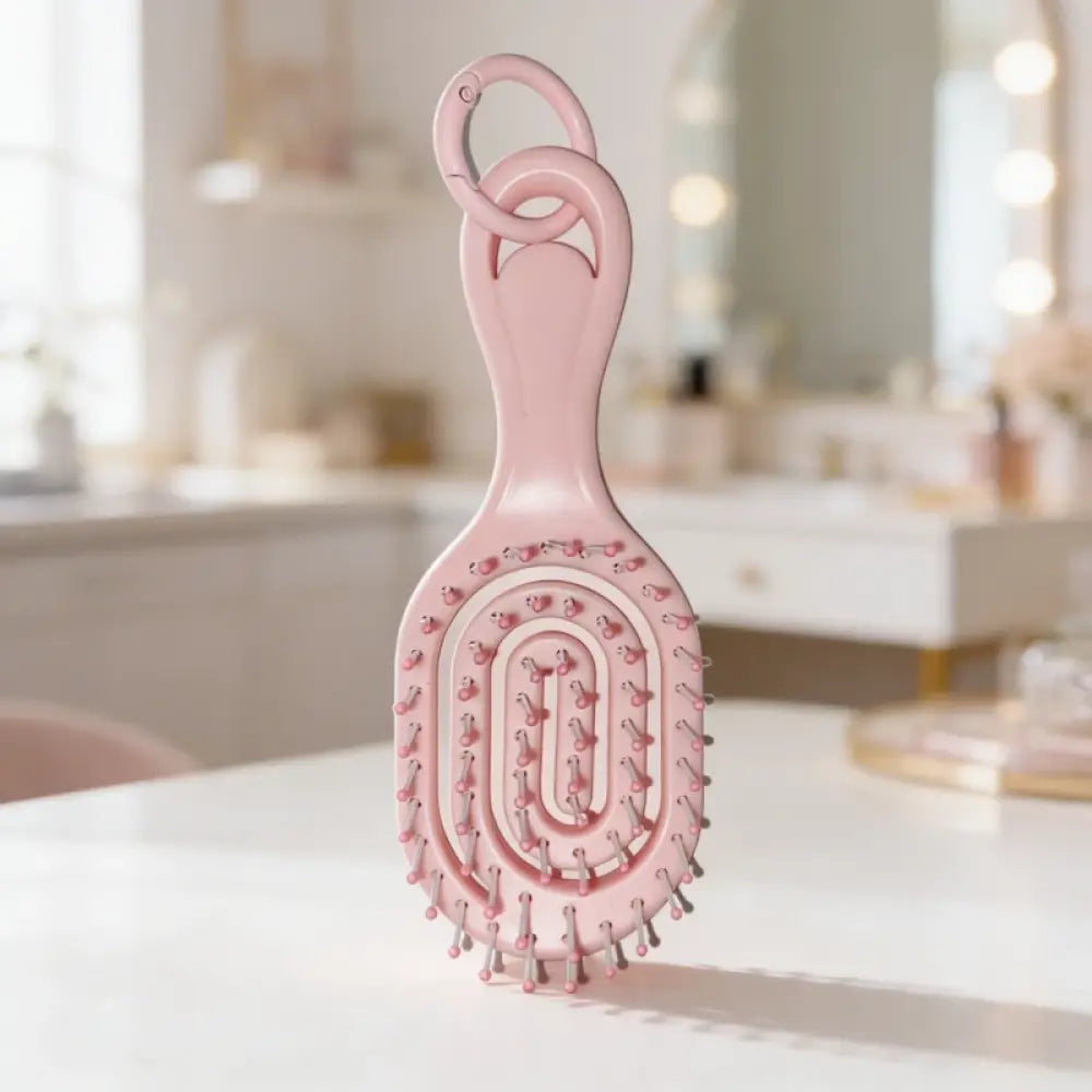 Mini Vented Hairbrush with Hanging Hole