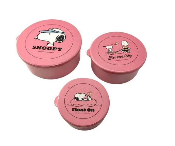 Snoopy Summer Travel Collection Food Storage Containers (3 pcs)