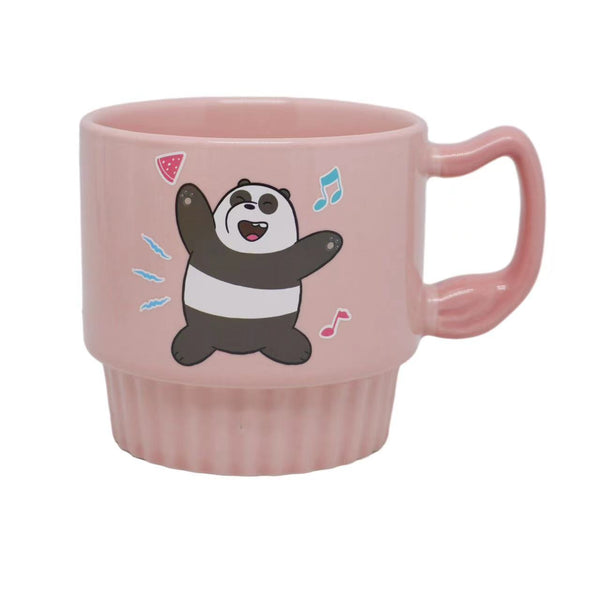 We Bare Bears Seaside Music Festival Ceramic Cup (350mL)(Panda)