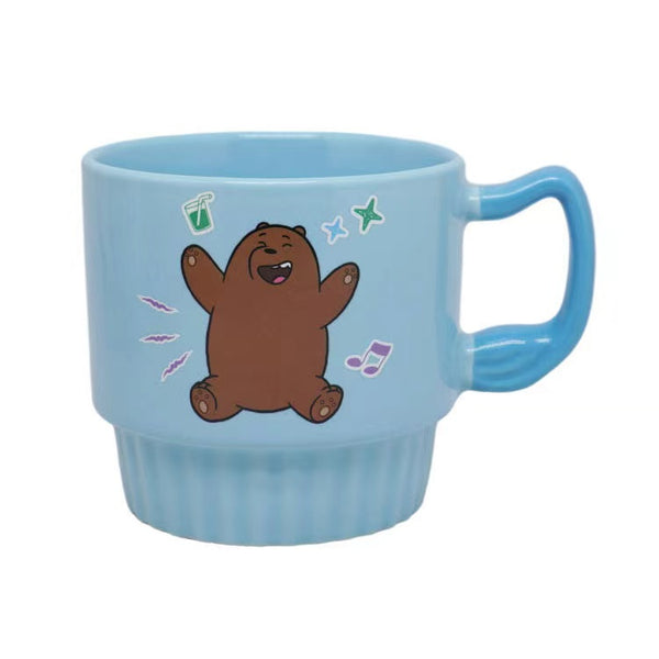 We Bare Bears Seaside Music Festival Ceramic Cup (350mL)(Grizz)