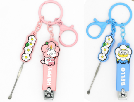 Daisy Minions Collection Nail Clippers & Ear Pick Keychain