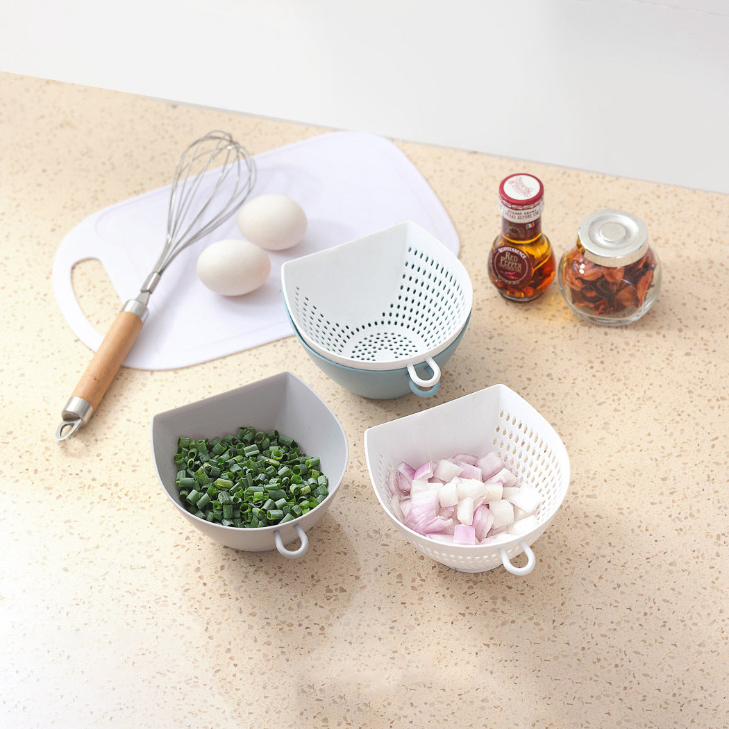 Mini Irregular Double-Layer Draining Basket