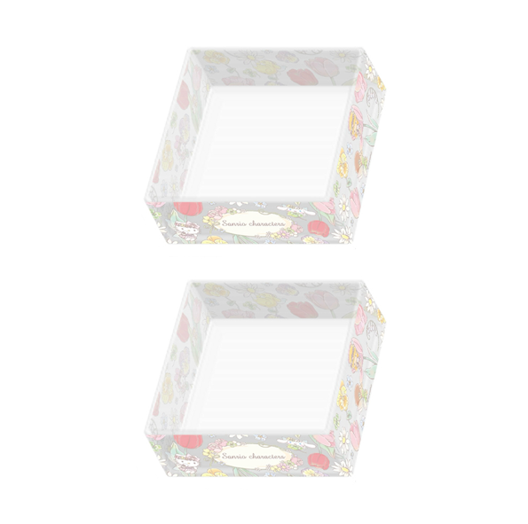 Sanrio characters Floral Series Storage Cube Set