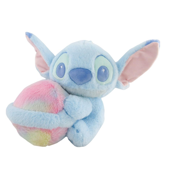 Planetary Pastel Collection 10in. Sitting Stitch Holding Planet Plush Toy