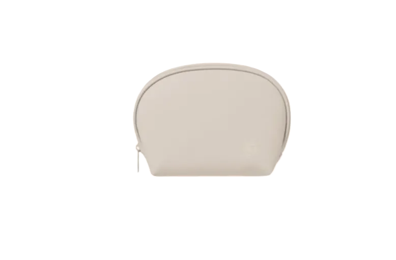 Solid Color Cosmetic Bag (Light Apricot)