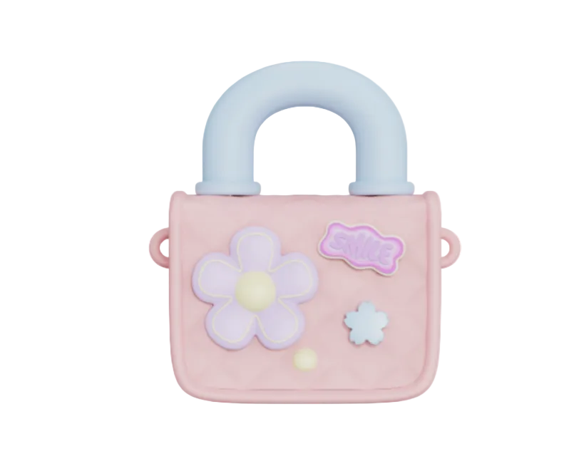 Candy Series Tote Crossbody Bag(Pink)
