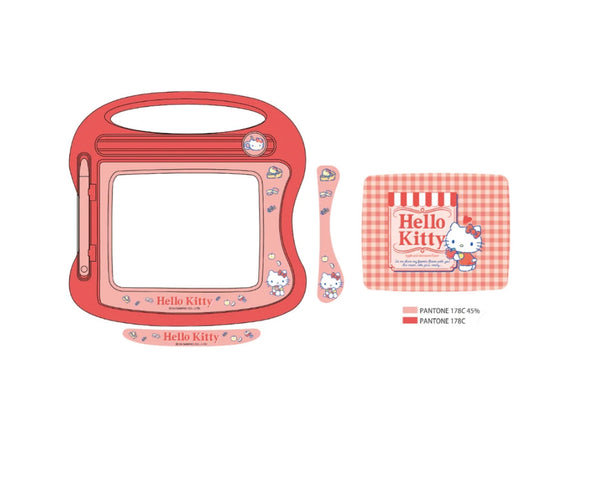 Hello Kitty and friends Dessert Collection Magnetic Drawing Board (A)(Red)