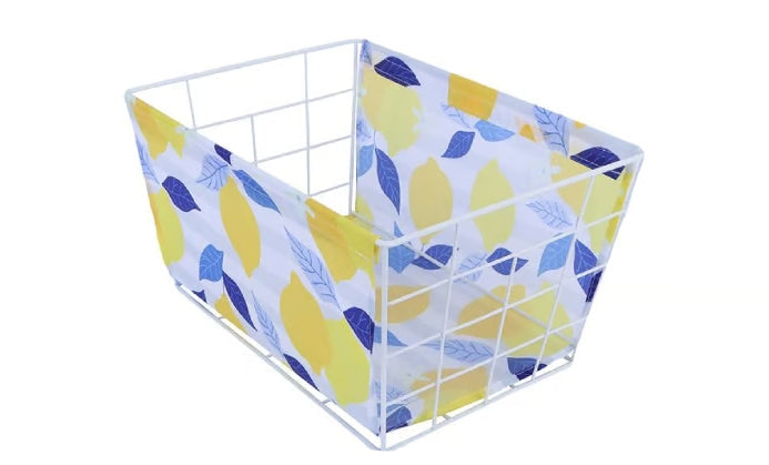 Lemon Day Wire Storage Basket (L)