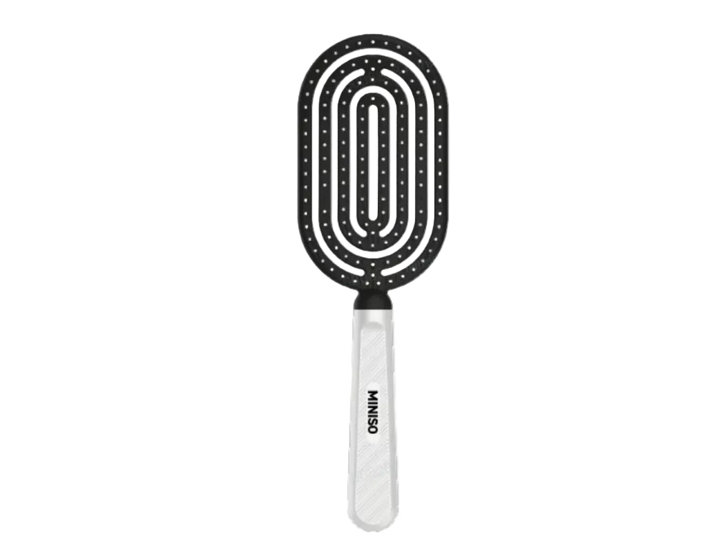 Classic Black White Series Professional Styling Vented Hair Brush