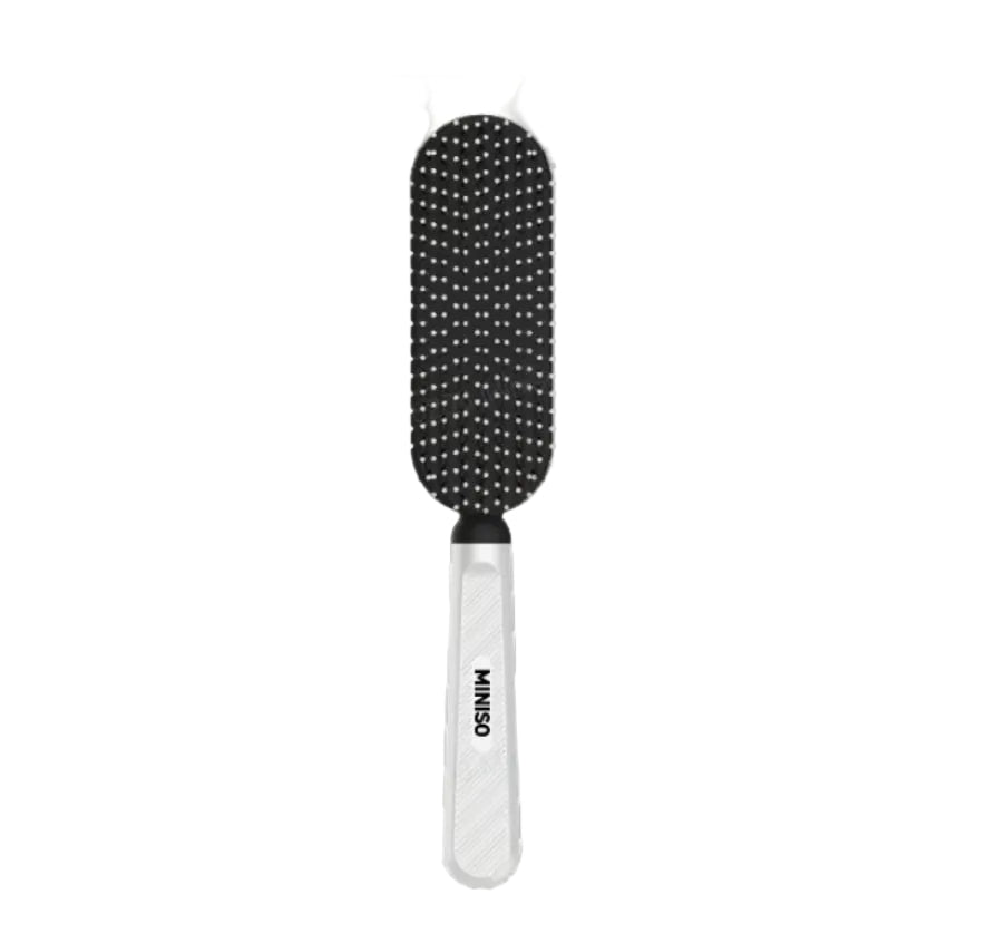 Classic Black White Series Professional Dual Bristle Detangler Hair Brush Classic Black White Series Professional Dual Bristle Detangler Hair Brush