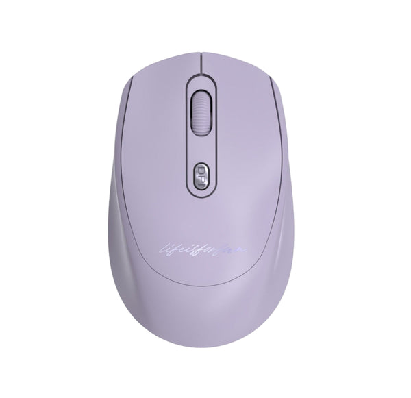 Life is for Fun Series Chargeable Wireless Silent Mouse Model: LW-13MC(Purple)