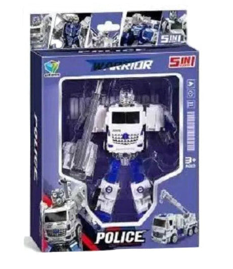 5-in-1 Transformation - Police(Crane, 3)