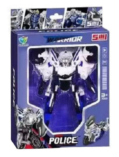 5-in-1 Transformation - Police(Motorcycle, 2) 5-in-1 Transformation - Police(Motorcycle, 2)