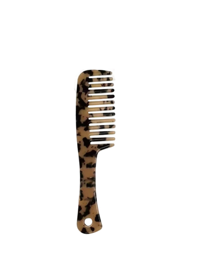 Acetic Acid Series Simple Long-Handle Fine Tooth Comb